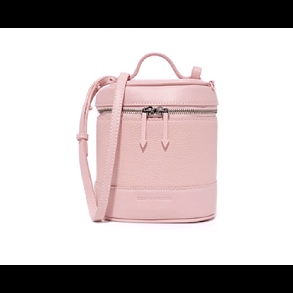 Light pink leather bag